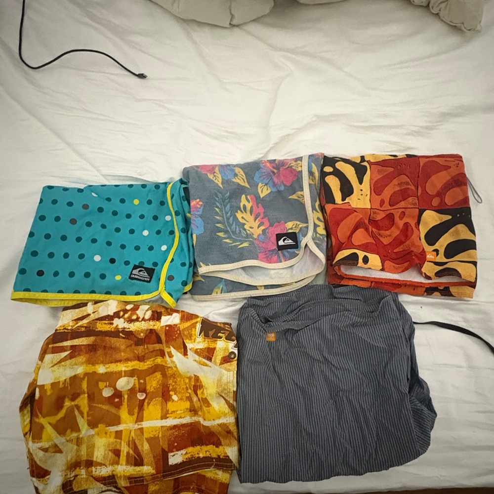 Quiksilver and reef Vibrant Shorts Collection
